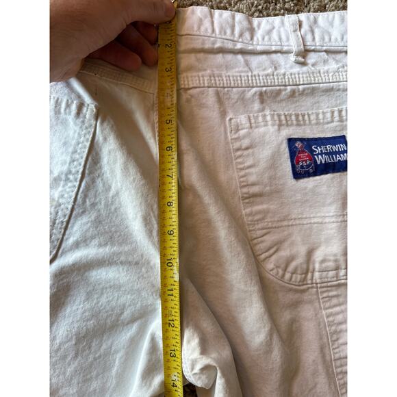 Dickies x Sherwin Williams 34x32 White Painted Painters Carpenter Workwear Pant - Picture 11 of 12
